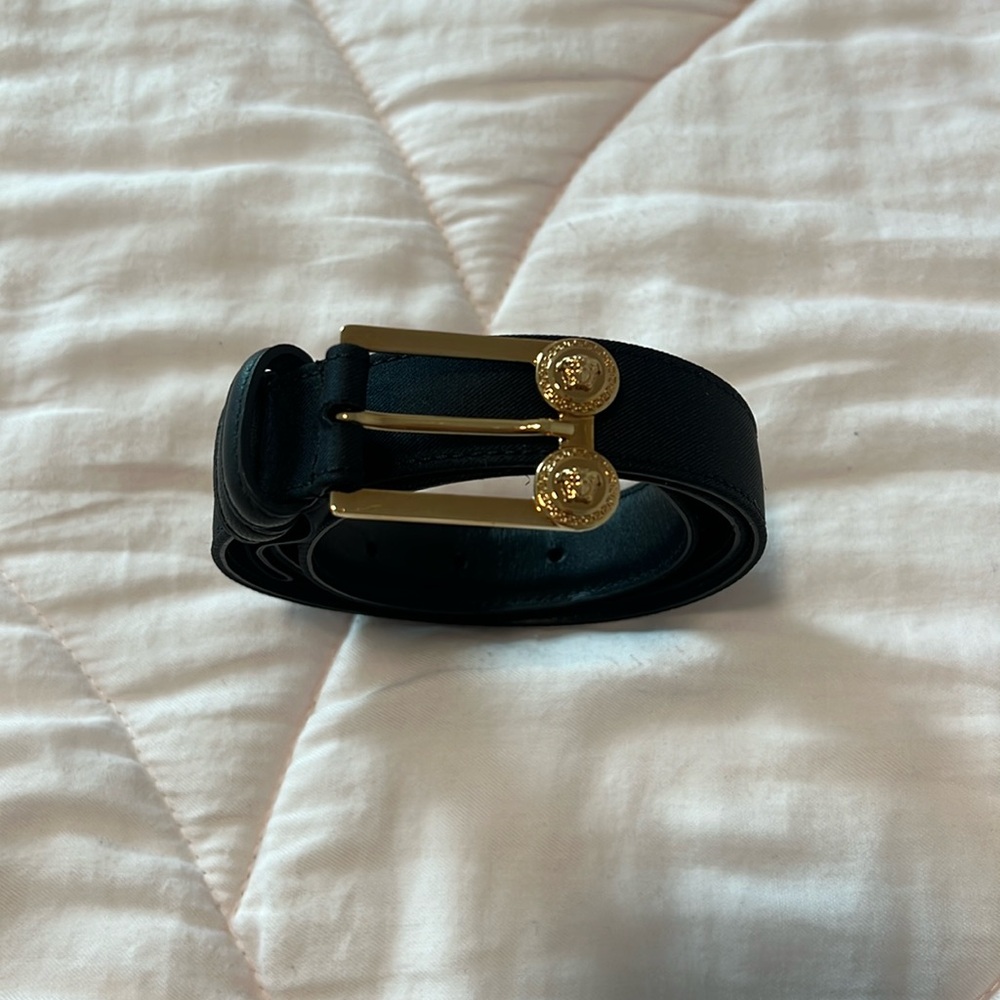 Versace black belt